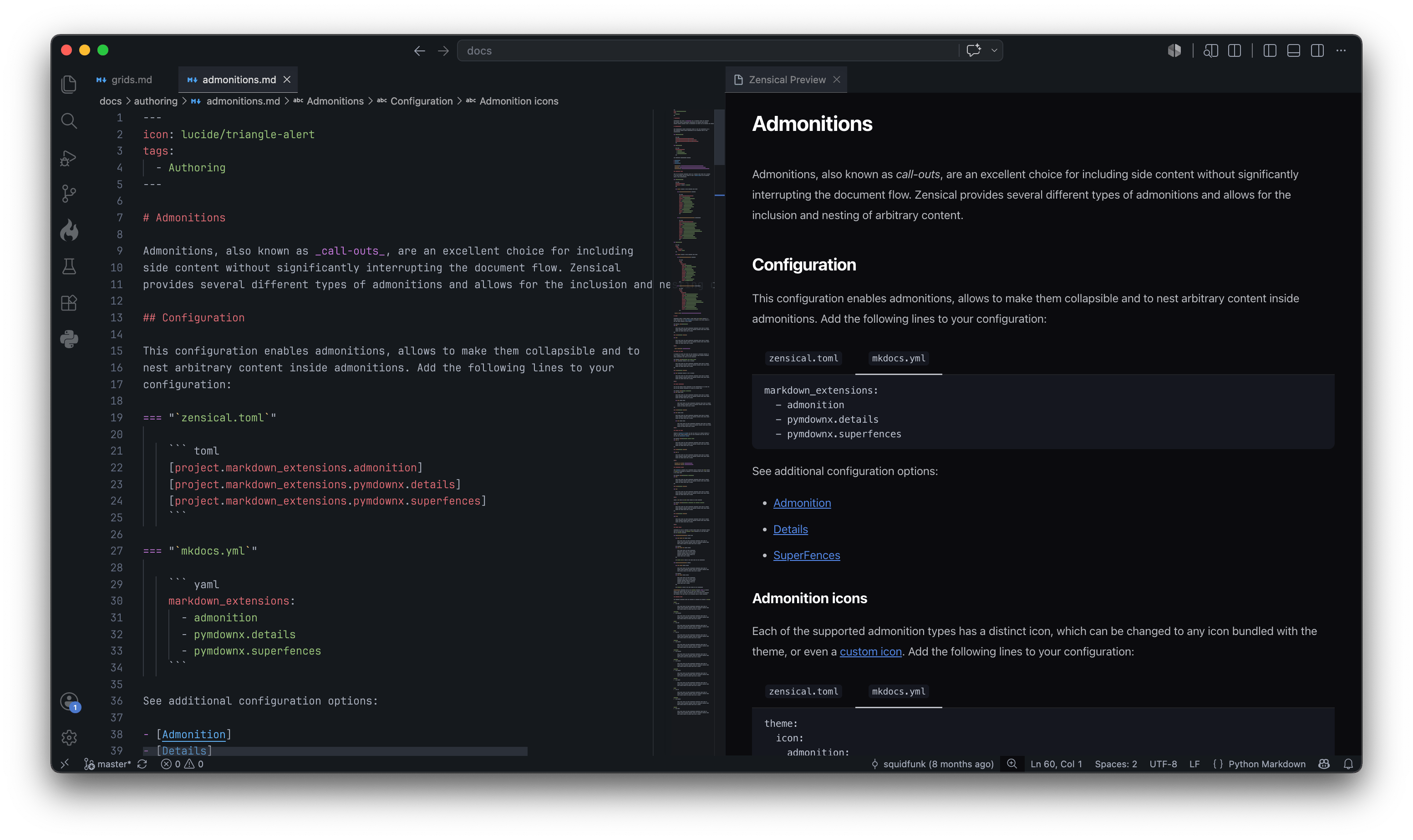 Studio editor dark